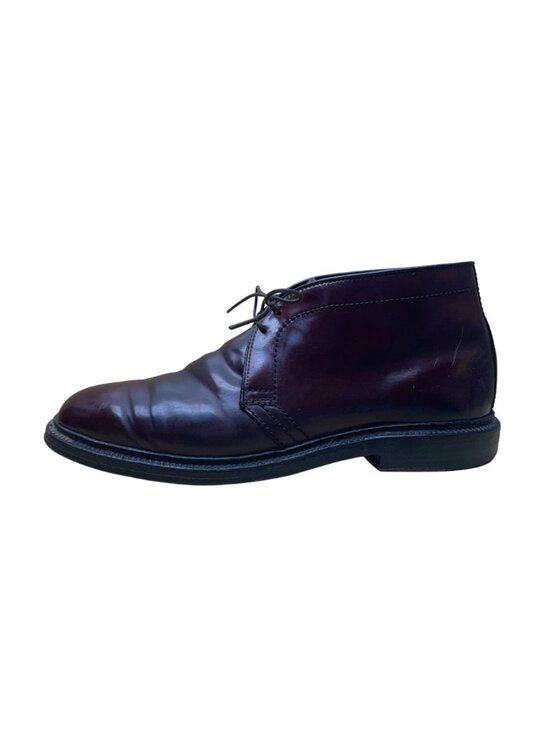Alden Mens Burgundy Leather Chukka Boots Goodyear Welt Size 8.5 main image 5
